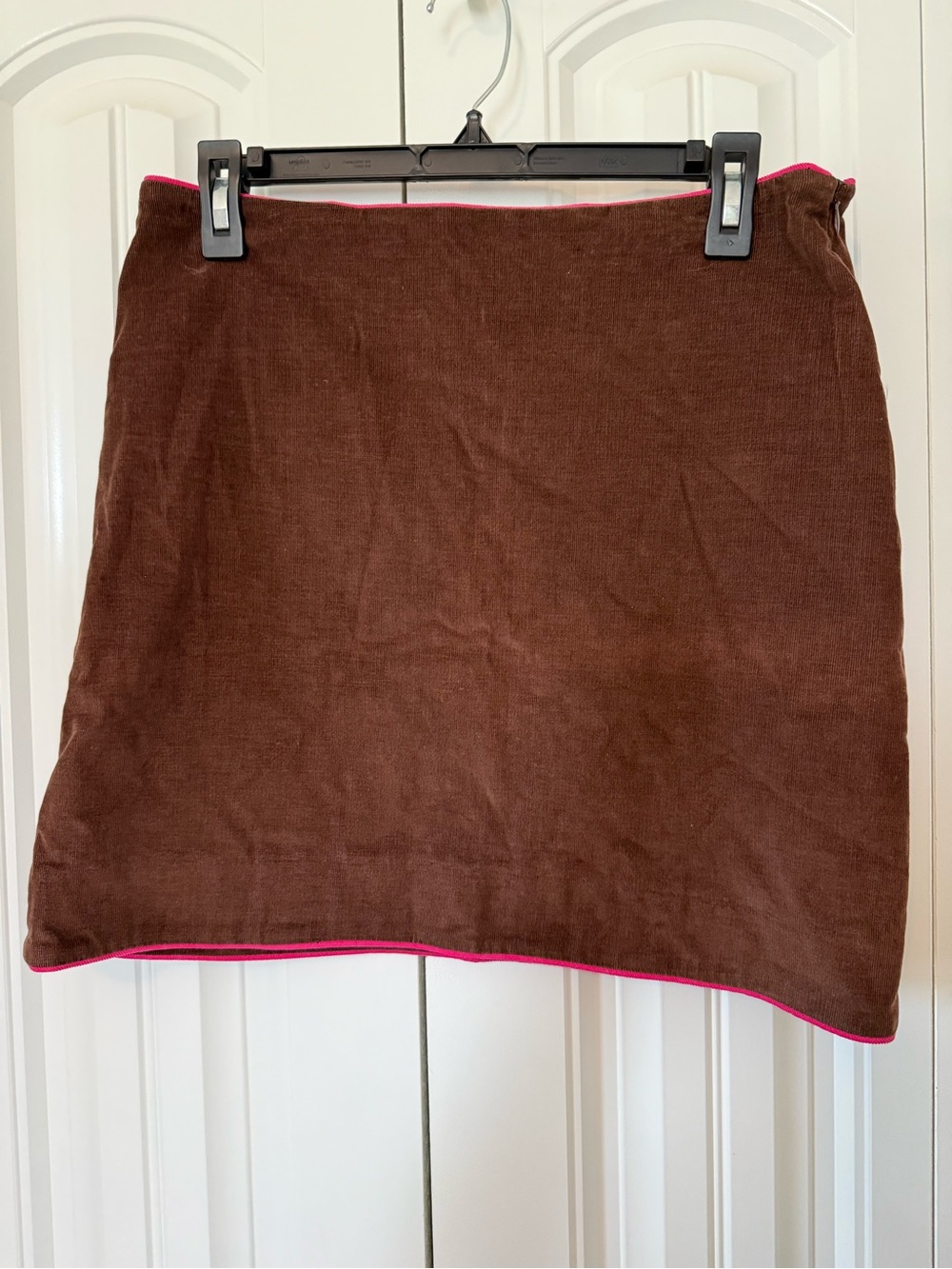 Molly B Brown Corduroy Mini Skirt with Pink Trim